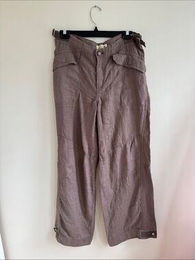 H&M Taupe Wide-Leg Women's Pants